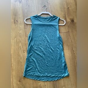 Ridge Merino Tencel/Merino Tank, Blue, size XS